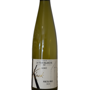 Domaine de la Tour Blanche Alsace Riesling white wine bottle from Riquewihr Klack family estate dry crisp Riesling