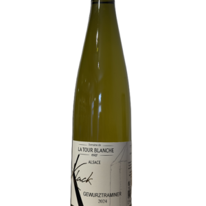 Domaine de la Tour Blanche Alsace Gewurztraminer white wine bottle Riquewihr Klack family lychee rose spice