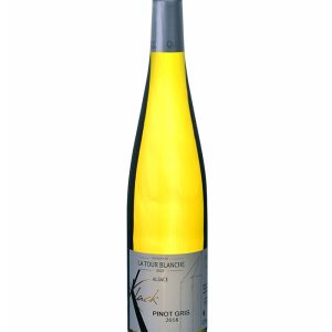 Domaine de la Tour Blanche Alsace Pinot Gris white wine bottle Riquewihr Klack family estate ripe pear stone fruit