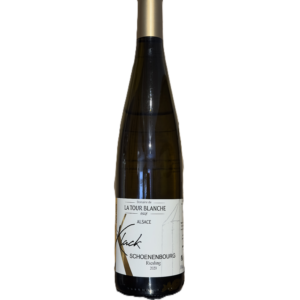 Domaine de la Tour Blanche Alsace Grand Cru Schoenenbourg 2020 Riesling white wine bottle Riquewihr Klack family vineyard steep limestone slope