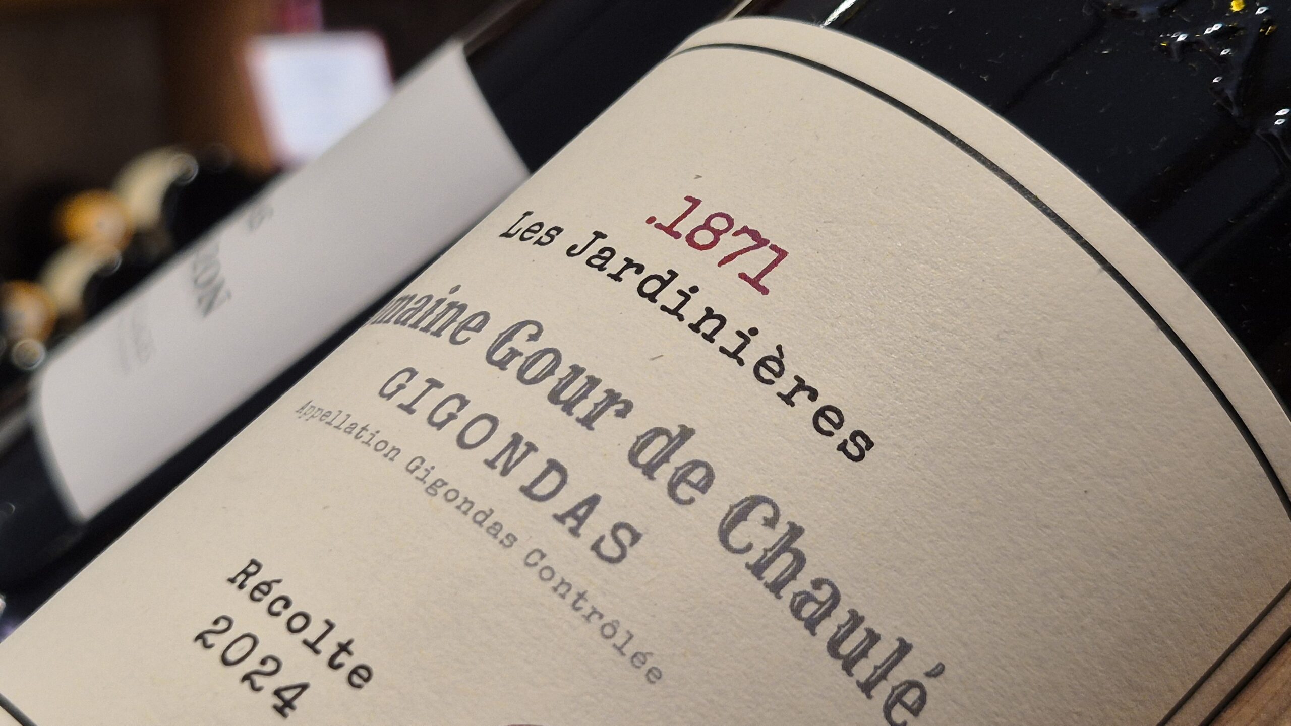 Domaine Gour de Chaulé “Les Jardinières” 2024 – Gigondas, family heritage and living terroir