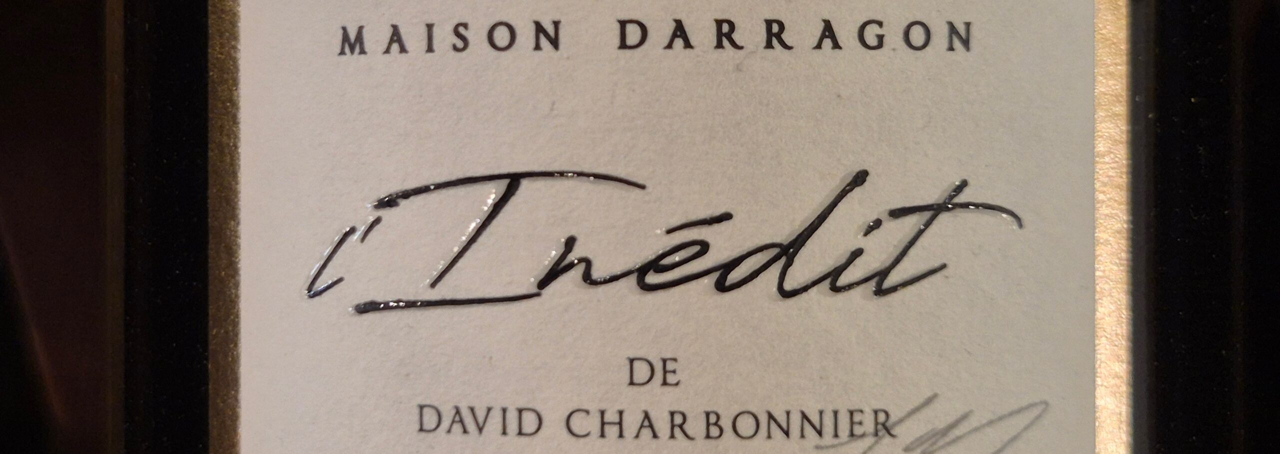 Maison Darragon “L’Inédit” 2025 – a different reading of Chenin Blanc