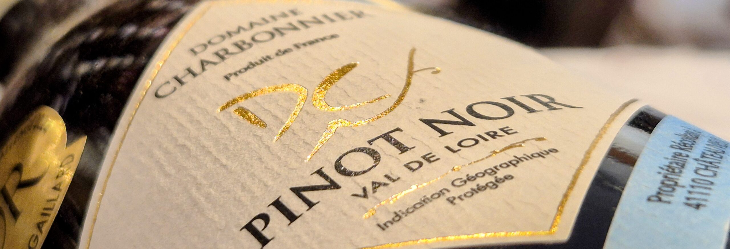 Domaine Charbonnier Pinot Noir 2022 – discovering the quieter side of the Loire Valley