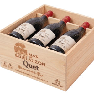 Mas de Boislauzon — Châteauneuf-du-Pape “Quet” 2019 — 6-Bottle Wooden Case