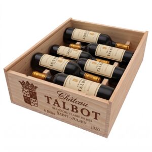 Château Talbot 2020 – Saint Julien — 6-Bottle Wooden Case